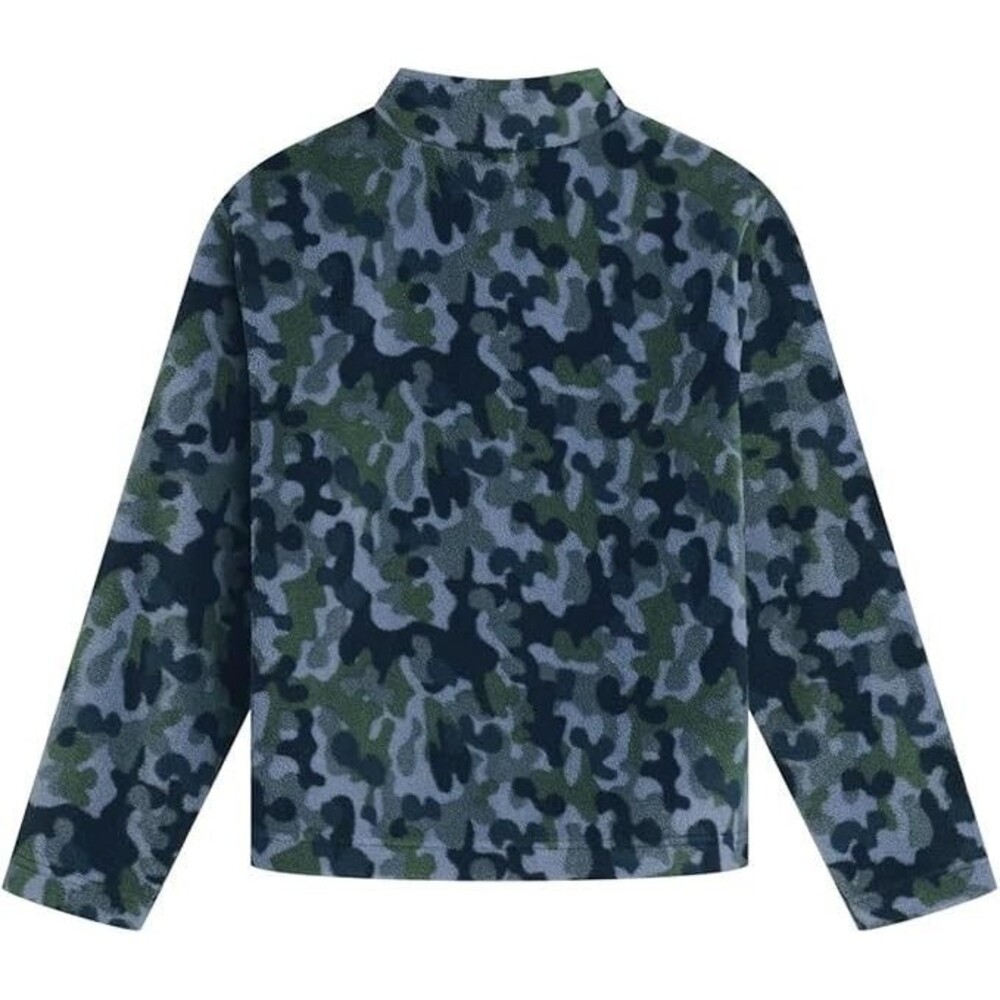 NWT Eddie Bauer Coat Boys Sz 18/20 XL Blue 3-in-1 Jacket Camo Zip In Fleece Hood - Picture 8 of 8